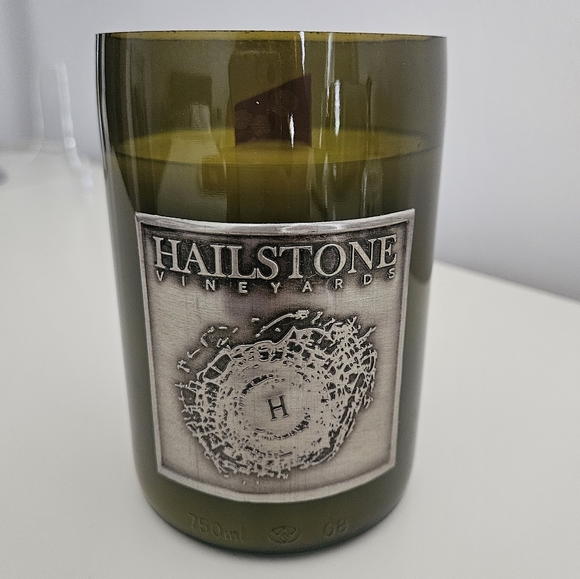 Hailstorm Vineyards Other - NWOT HAILSTORM VINEYARDS Napa Valley Wine Bottle Scented Soy Candle | SZ 3.5"W